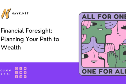 Path to Wealth a purple and green card with cartoon faces